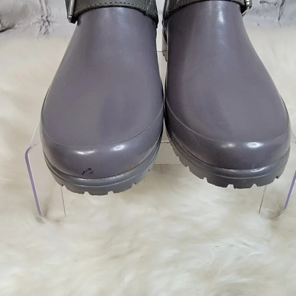 Sperry Rain Boots  Womens 6 Plaid Fabric Rubber Waterproof‎ Outdoor Preppy Cute - Picture 4 of 12